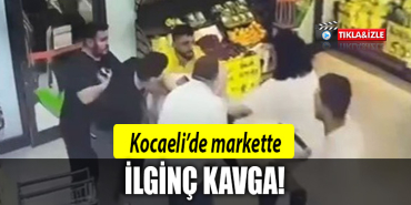 kocaeli market kavga