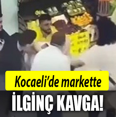 kocaeli market kavga