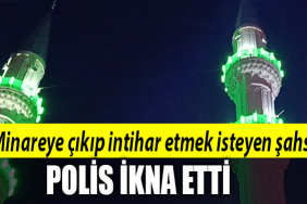 kocaeli minare intihar polis