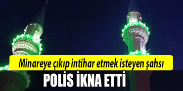 kocaeli minare intihar polis