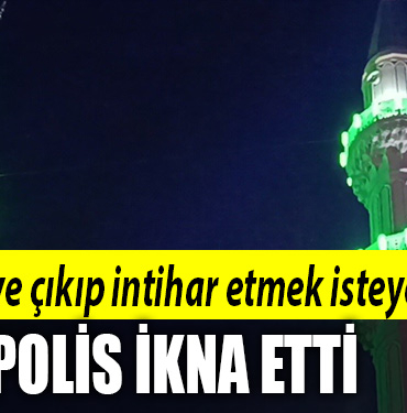 kocaeli minare intihar polis