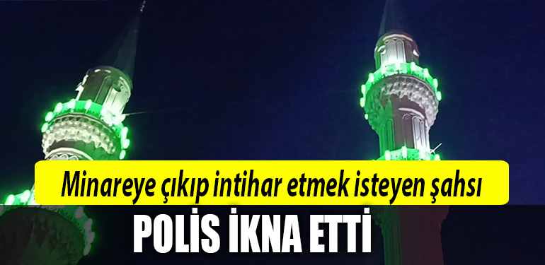 kocaeli minare intihar polis