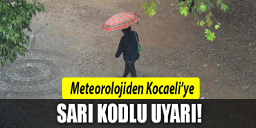 kocaeli sarı kodlu uyarı