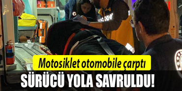 kocaeli sürücü yola savruldu