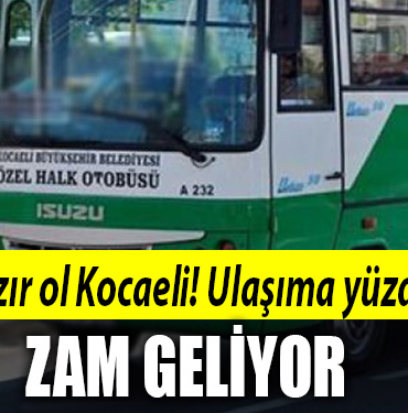 kocaeli ulaşım zam