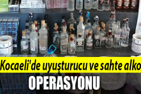 kocaeli uyuşturucu sahte alkol