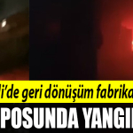 kocaeli yangın