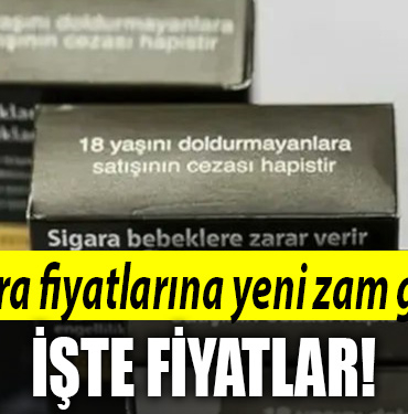 sigara zam yeni fiyatlar 2023