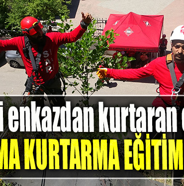 Ailesini enkazdan kurtaran ekipten arama kurtarma eğitimi aldı