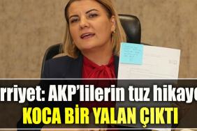 Hürriyet AKP’lilerin tuz hikayesi koca bir yalan çıktı