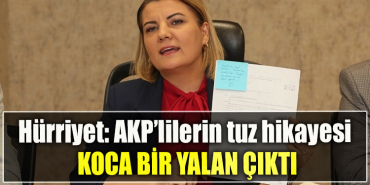 Hürriyet AKP’lilerin tuz hikayesi koca bir yalan çıktı