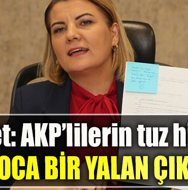 Hürriyet AKP’lilerin tuz hikayesi koca bir yalan çıktı