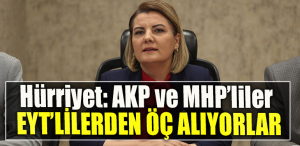 İzmit Belediye Başkanı Fatma Kaplan Hürriyet AKP ve MHP’liler EYT’lilerden öç alıyorlar!