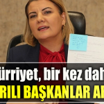 İzmit Belediye Başkanı Fatma Kaplan Hürriyet, bir kez daha en başarılı başkanlar arasında!