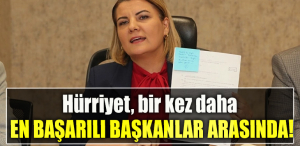 İzmit Belediye Başkanı Fatma Kaplan Hürriyet, bir kez daha en başarılı başkanlar arasında!