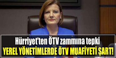 İzmit Belediye Başkanı Fatma Kaplan Hürriyet’ten ÖTV zammına tepki Yerel yönetimlerde ÖTV muafiyeti şart!