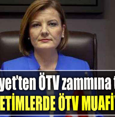 İzmit Belediye Başkanı Fatma Kaplan Hürriyet’ten ÖTV zammına tepki Yerel yönetimlerde ÖTV muafiyeti şart!