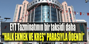 İzmit Belediyesi EYT Tazminatının bir taksidi daha Halk Ekmek ve Kreş parasıyla ödendi