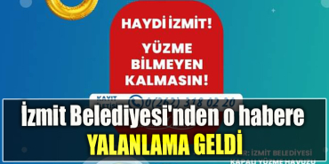 İzmit Belediyesi'nden o habere yalanlama geldi