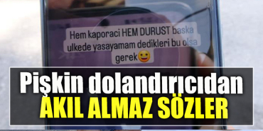 Kocaeli' de Pişkin dolandırıcıdan akıl almaz sözler