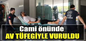 Kocaeli' de cami önünde av tüfeğiyle vuruldu