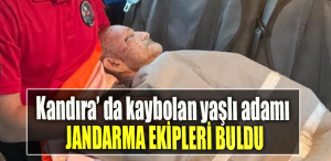 Kocaeli' de kaybolan yaşlı adamı jandarma ekipleri buldu