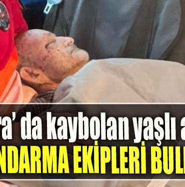 Kocaeli' de kaybolan yaşlı adamı jandarma ekipleri buldu
