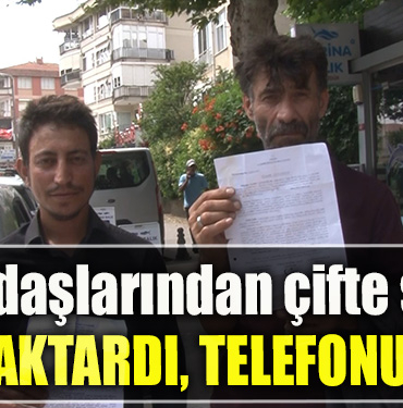 Kocaeli'de iş arkadaşlarından çifte soygun Para aktardı, telefonu çaldı