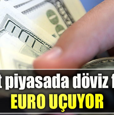 Serbest piyasada döviz fiyatları Euro uçuyor