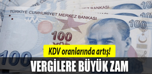kdv zam vergi
