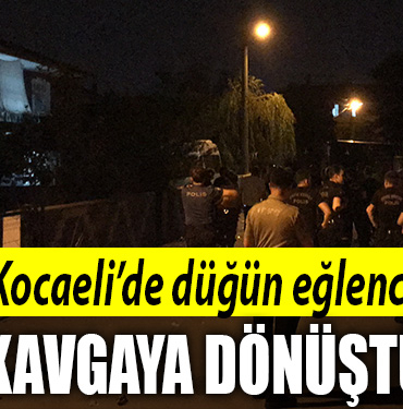 kocaeli düğün kavga