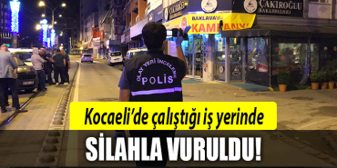 kocaeli izmit silahla vurulma