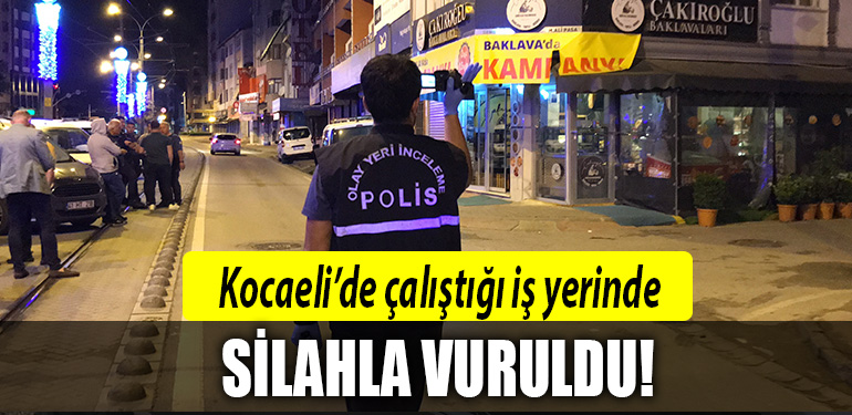 kocaeli izmit silahla vurulma