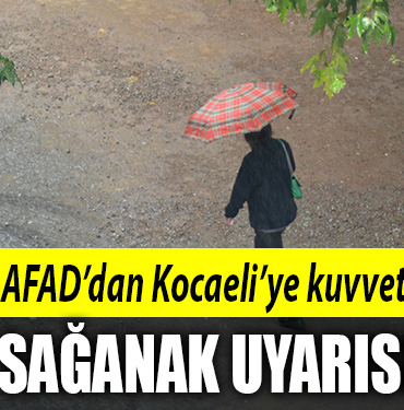 kocaeli kuvvetli yağış