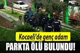 kocaeli parkta ölü