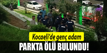 kocaeli parkta ölü