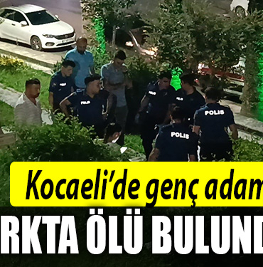 kocaeli parkta ölü