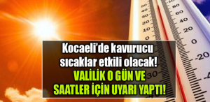 kocaeli sıcak