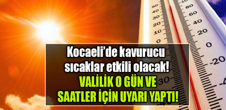 kocaeli sıcak