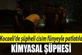 kocaeli şüpheli cisim