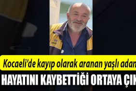 kocaeli yaşlı adam