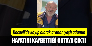 kocaeli yaşlı adam