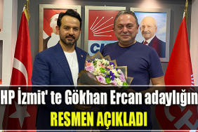 CHP İzmit' te Gökhan Ercan adaylığını resmen açıkladı