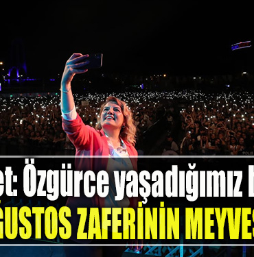 İzmit Belediye Başkanı Fatma Kaplan Hürriyet Özgürce yaşadığımız her gün 30 Ağustos zaferinin meyvesidir!