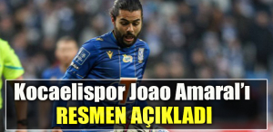 Joao Amaral Kocaelispor kadrosunda