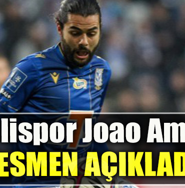 Joao Amaral Kocaelispor kadrosunda