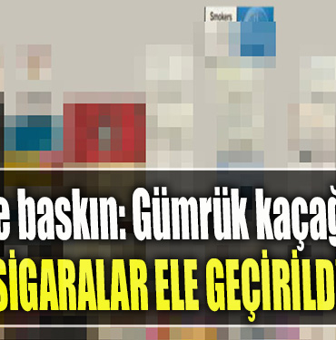 Kocaeli' de 2 iş yerine baskın Gümrük kaçağı purolar, sigaralar ele geçirildi