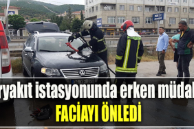 Kocaeli' de Akaryakıt istasyonunda erken müdahale faciayı önledi
