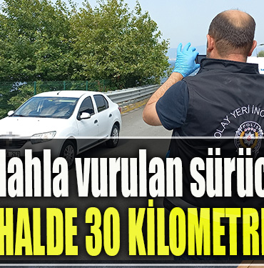 Kocaeli' de Arkadaşı tarafından silahla vurulan sürücü, yaralı halde 30 kilometre kaçtı