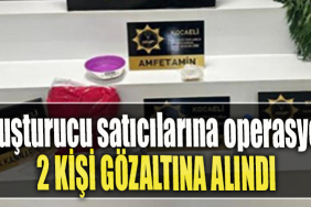 Kocaeli' de Uyuşturucu satıcılarına operasyon 2 gözaltı